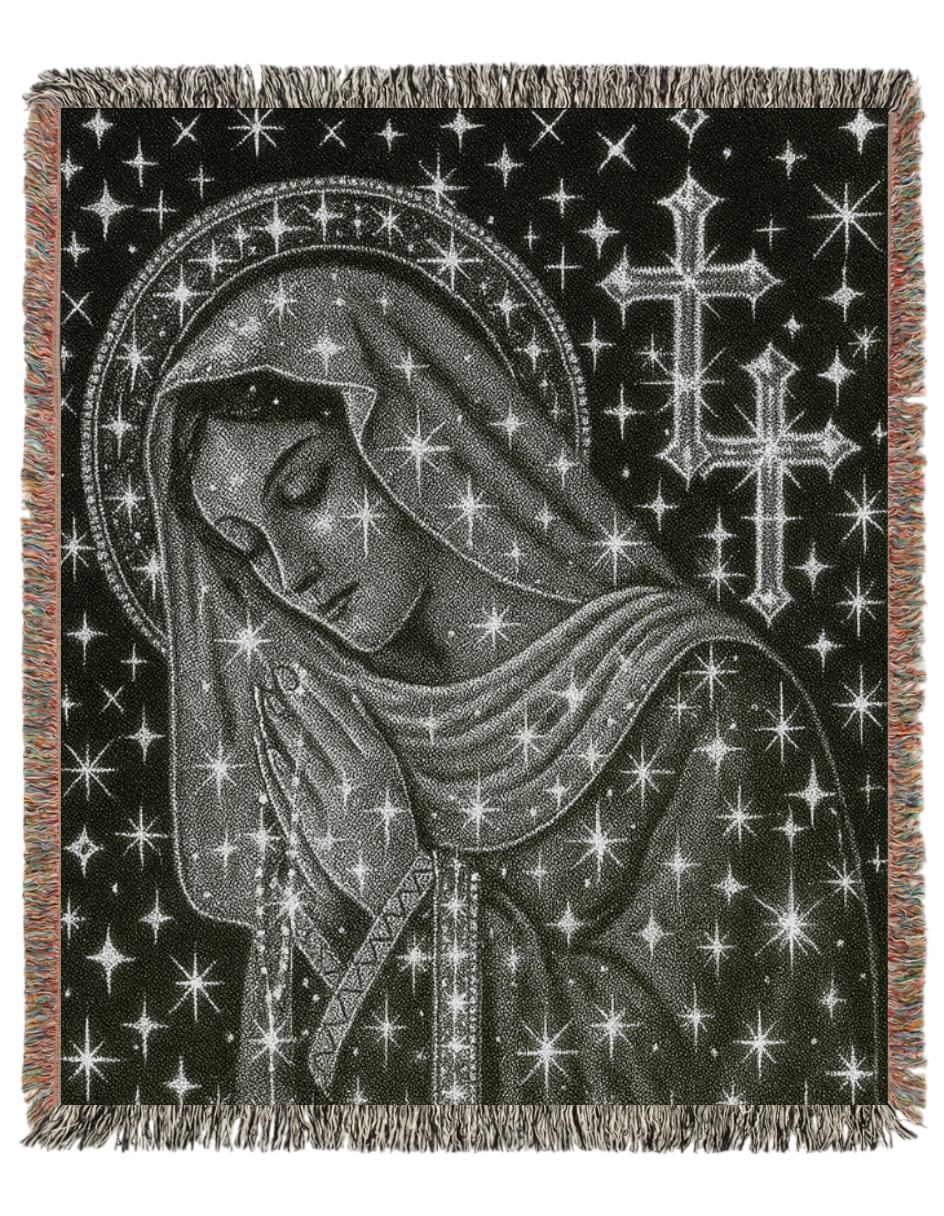 Stars & Mary - Biblical Blanket